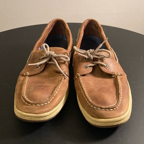 Sperry Top-Sider Men's Billfish Ultralite Boat Shoe Dark Tan Size 10.5 - Picture 3 of 8